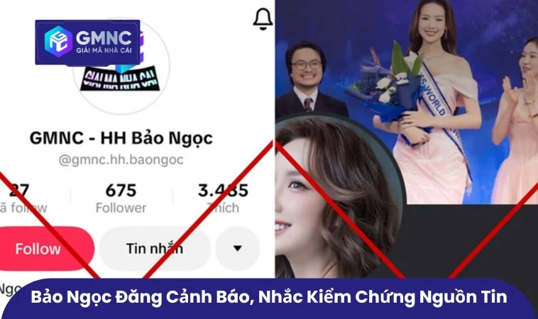 Bảo Ngọc đăng cảnh báo, nhắc kiểm chứng nguồn tin