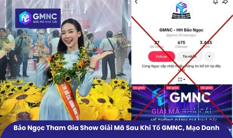 Bảo Ngọc Tham Gia Show Giải Mã Sau Khi Tố GMNC Về Vấn Đề Mạo Danh 1 Bảo Ngọc tham gia show giải mã sau khi tố GMNC, mạo danh