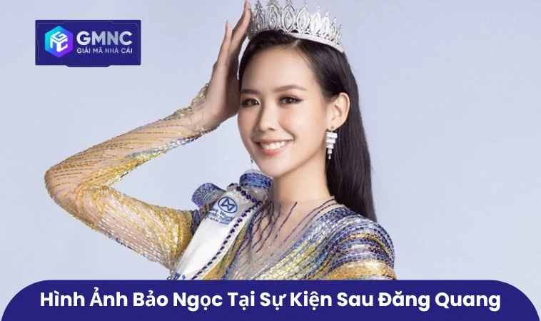 Hình ảnh Bảo Ngọc tại sự kiện sau đăng quang