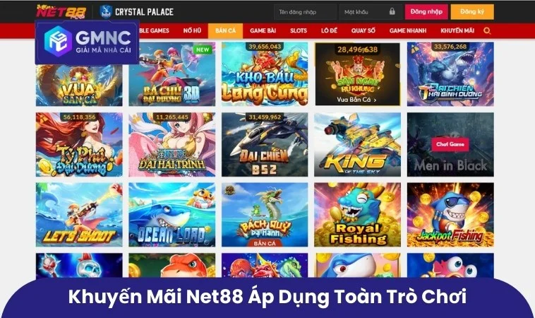 Khuyến Mãi Net88 - Mới Nhất Ưu Đãi Hấp Dẫn Dành Cho Người Chơi 3 Khuyến mãi Net88 áp dụng toàn trò chơi