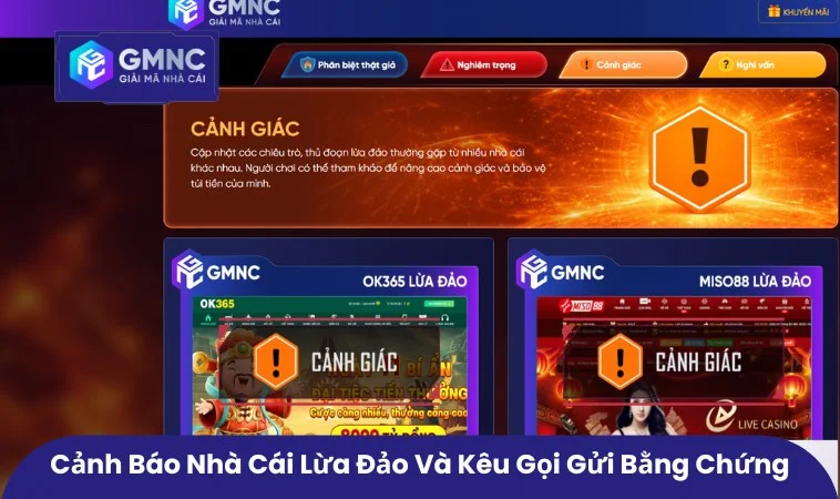 Giải Đáp Thắc Mắc GMNC.VIP Hỗ Trợ Người Dùng Ra Sao? 2 Cảnh báo nhà cái lừa đảo, phân biệt thật giả